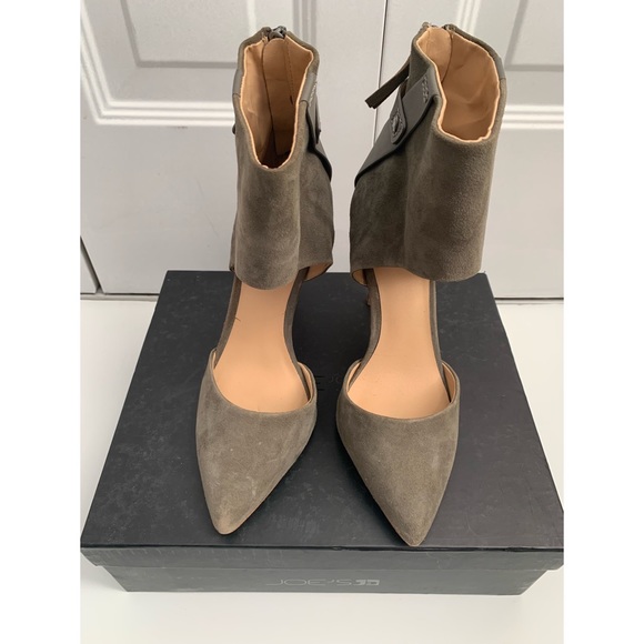 Cute Suede Ankle Heels - Picture 4 of 4